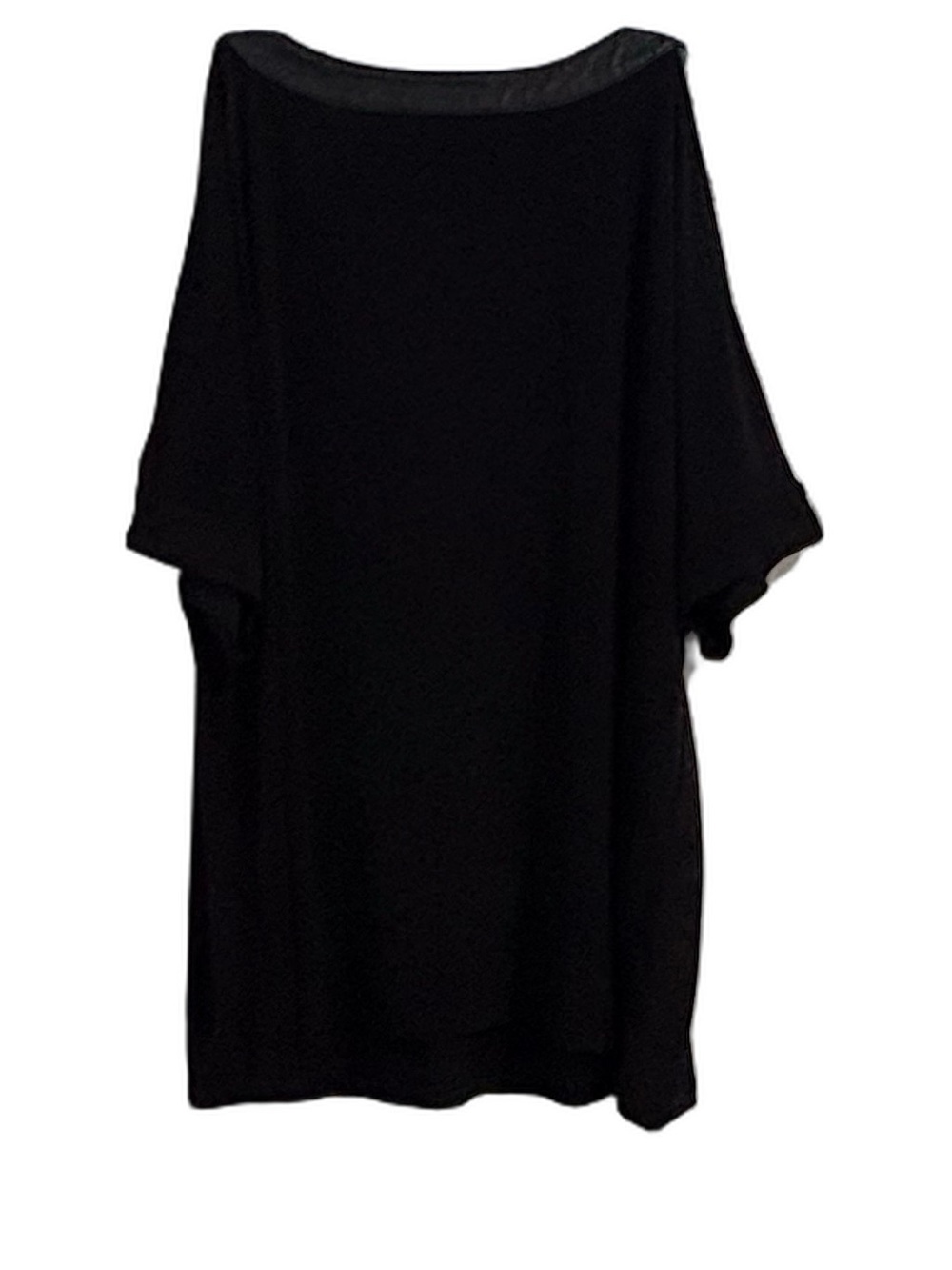 Michael Michael Kohrs V-Neck Cold Shoulder Top with Faux Leather Trim - Picture 3 of 6